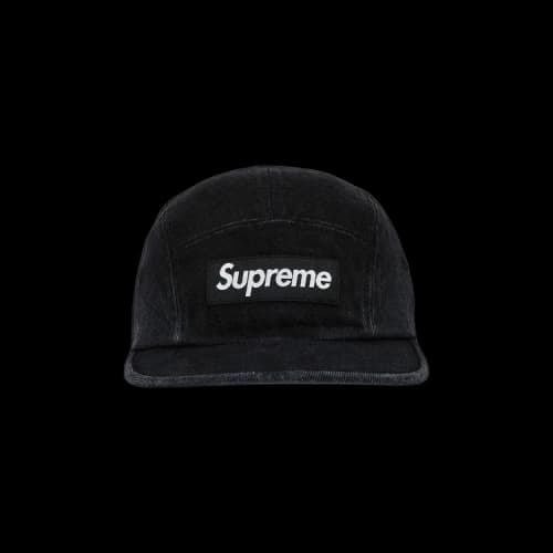 Supreme Denim Camp Cap 'Black'