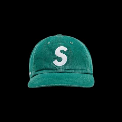 Supreme Cordura Denim S Logo 6-Panel 'Green'
