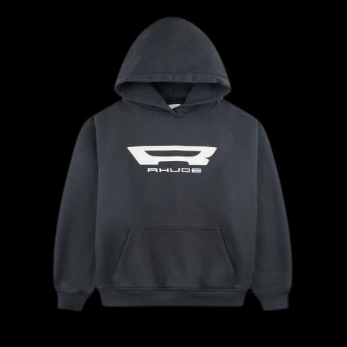 Rhude Campione Hoodie 'Vintage Black'