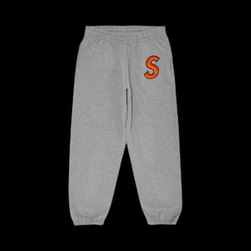 Supreme S Logo Sweatpant 'Heather Grey'
