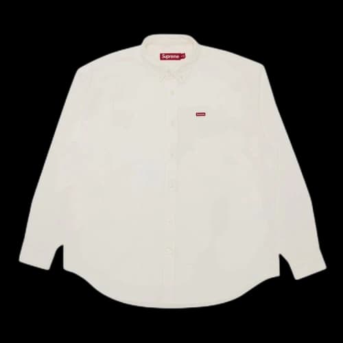 Supreme Small Box Denim Shirt 'White'