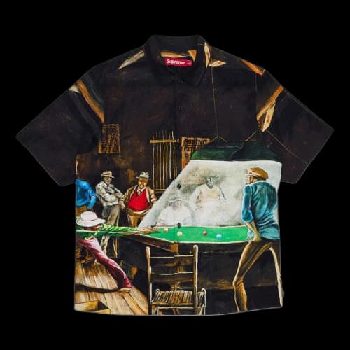 Supreme x Ernie Barnes Short-Sleeve Shirt 'Pool Hall'