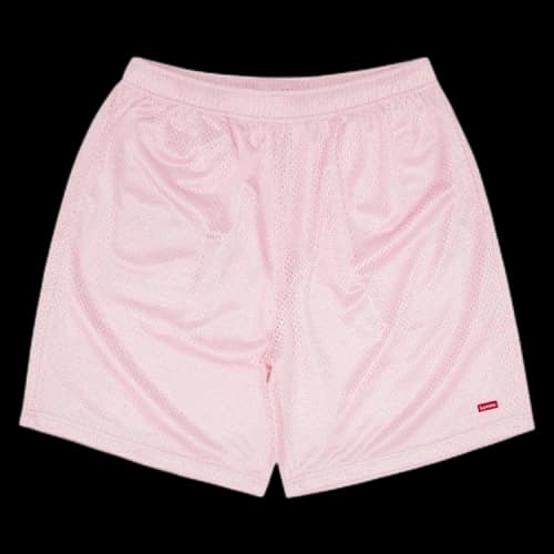 Supreme Small Box Baggy Mesh Short 'Pink'