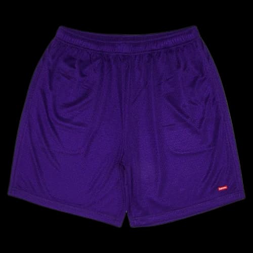 Supreme Small Box Baggy Mesh Short 'Purple'