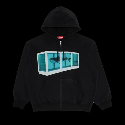 Supreme x Damien Hirst Zip Up Hooded Sweatshirt 'Black'