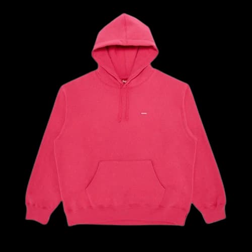 Supreme Small Box Hooded Sweatshirt 'Magenta'