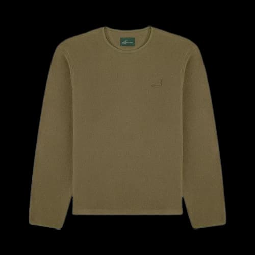Aimé Leon Dore Golf Long-Sleeve Fleece Tee 'Winter Moss'