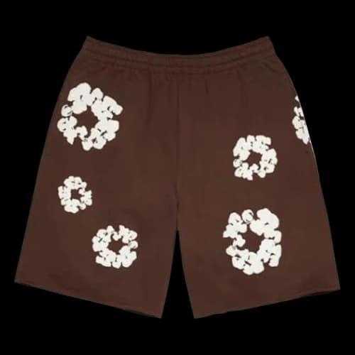 Denim Tears Cotton Wreath Sweatshorts 'Dark Brown'