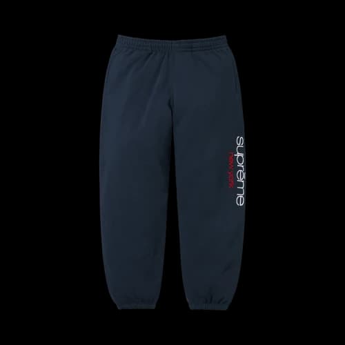 Supreme Classic Logo Sweatpant 'Navy'