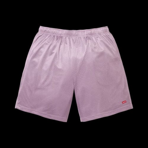 Supreme Small Box Baggy Mesh Short 'Lavender'