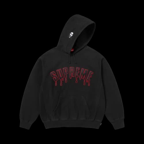 Supreme Ghostface Arc Hooded Sweatshirt 'Black'