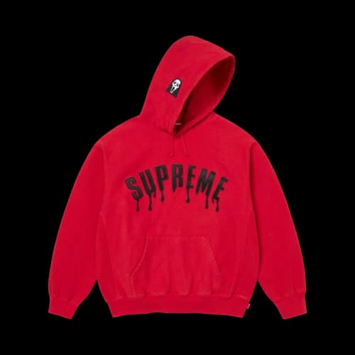 Supreme Ghostface Arc Hooded Sweatshirt 'Red'