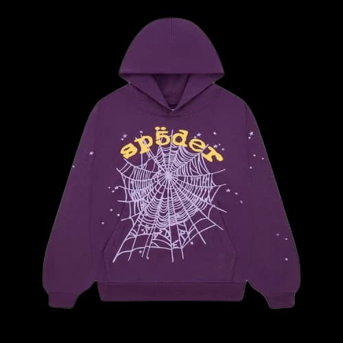 Sp5der OG Web V2 Hoodie 'Purple'