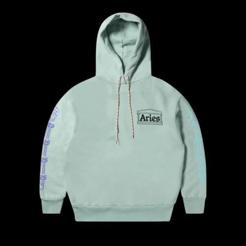 Aries Column Hoodie 'Pale Mint'