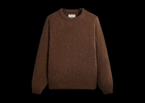 Kith 101 x ssstein Wool Alpaca Knit Crewneck Pullover Mulch