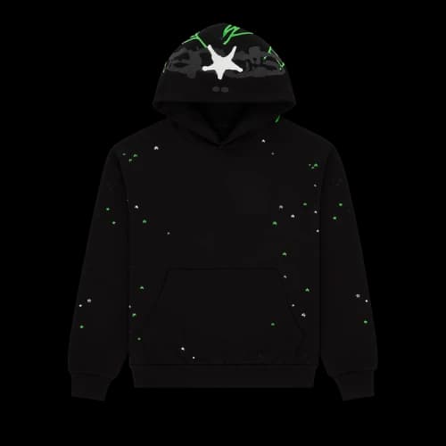 Sp5der Heavy Web Hoodie 'Black'