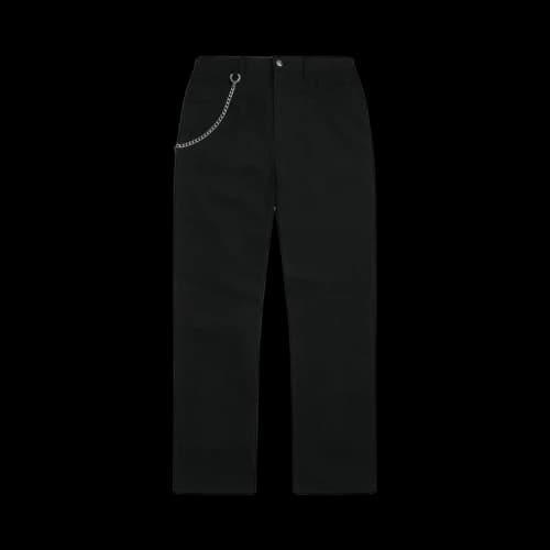 Fred Perry x Raf Simons Chain Detail Twill Trousers 'Black'