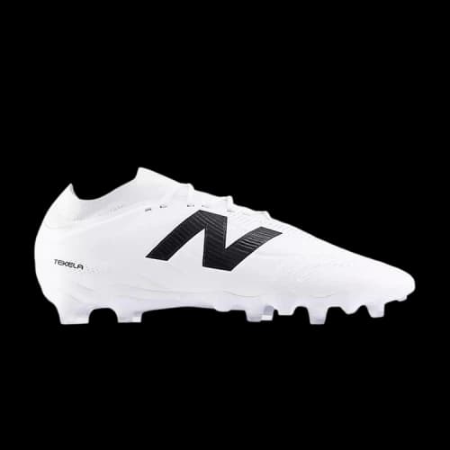 New Balance Tekela Team Low Laced FG V5 White Black Silver