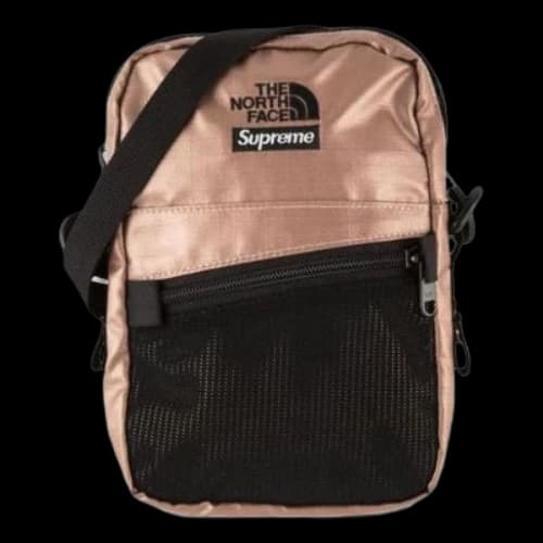 Supreme x THE NORTH FACE Logo Shoulder Bag 'Tan'