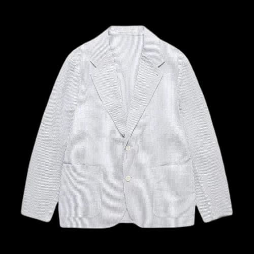 nanamica Seersucker Club Jacket 'Navy'