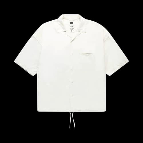 nanamica Open Collar Wind Shirt 'Ecru'
