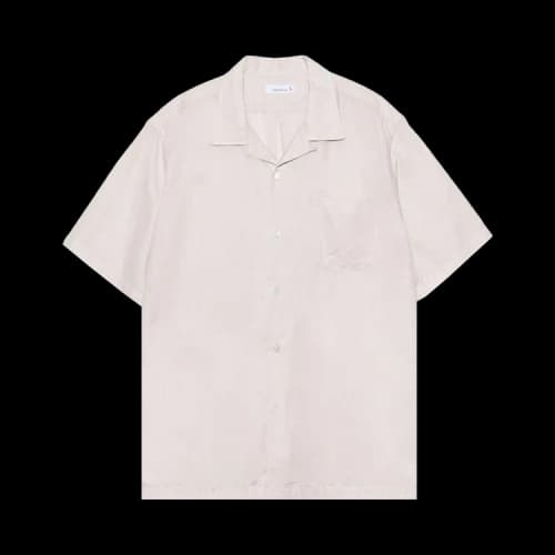 nanamica Open Collar Panama Short-Sleeve Shirt 'Natural'