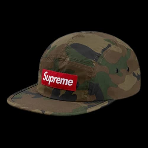 Supreme FW18 Reflective Camo Camp Cap 'Olivegreen'