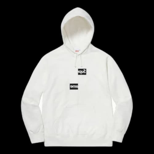Supreme FW18 x COMME des GARCONS Shirt Split Box Hooded Sweatshirt