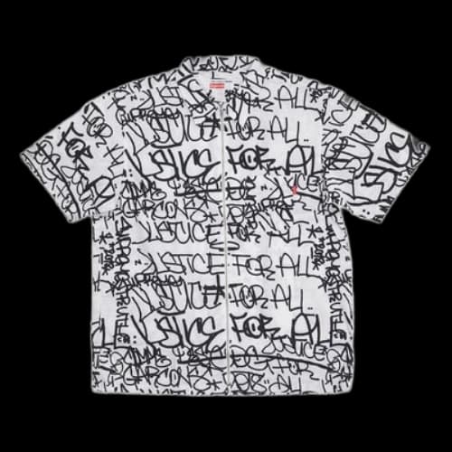 Supreme FW18 X Comme des Garcons Shirt Graphic 'Grey'