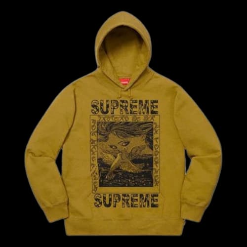 Supreme FW19 Week 2 Doves Hooded Sweatshirt
