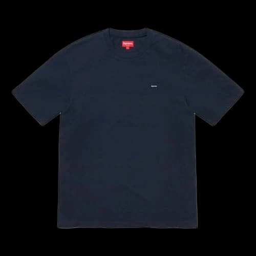 Supreme FW19 Week 1 Small Box Tee Short Sleeve Unisex Navy Blue