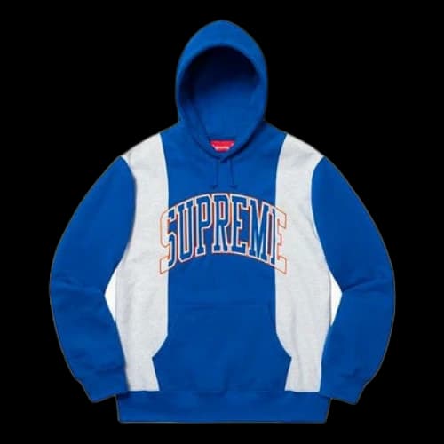 Supreme FW19 Week 4 Paneled Arc Hooded Sweatshirt