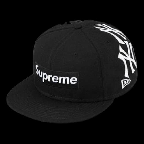 Supreme x New York Yankees Box Logo New Era 'Black White'