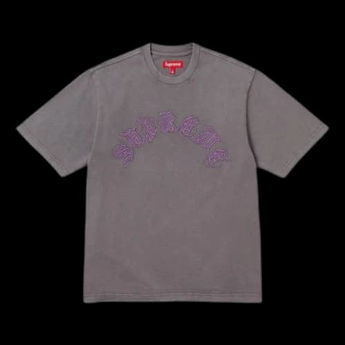 Supreme FW23 Week2 Old English T-shirt 'Grey'