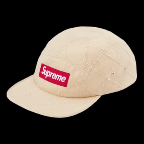 Supreme FW23 Week5 Punched Denim Camp Cap 'Beige'