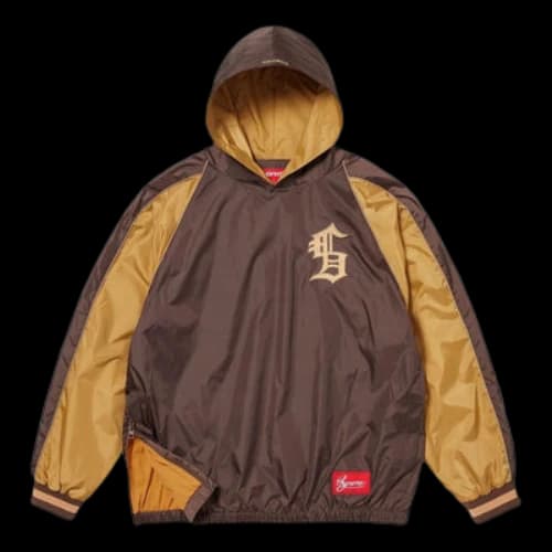 Supreme Hooded Warm Up Pullover 'Brown Tan'