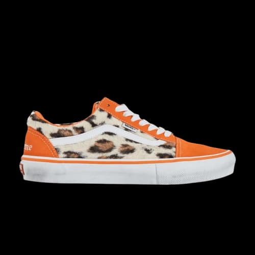 Vans Supreme x Skate Old Skool 'Leopard Pack - Orange'