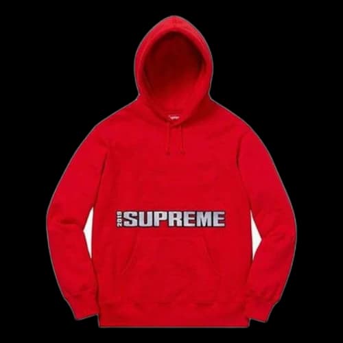 Supreme SS19 Blockbuster Hooded Sweatshirt Sports Unisex Red