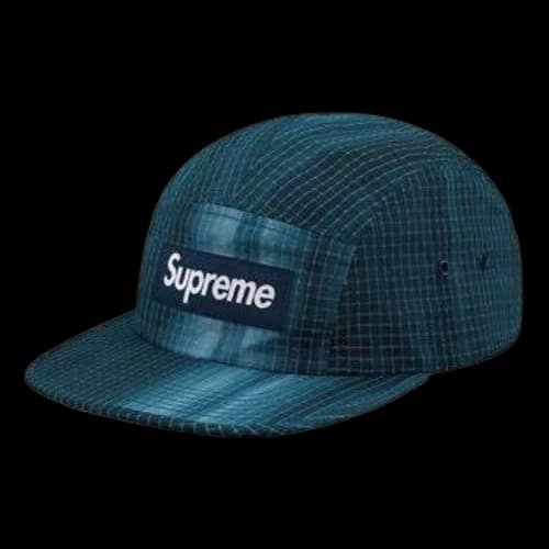 Supreme SS19 Tie Dye Ripstop Camp Cap 'Navy'