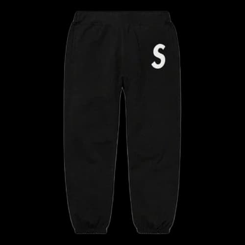 Supreme S Logo Sweatpants 'Black White'