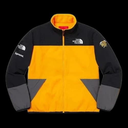 Supreme x The North Face RTG Fleece Jacket 'Yellow Black'