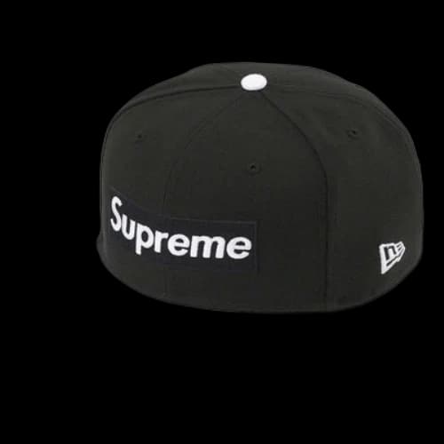 Supreme 2-Tone Box Logo New Era 'Black White'