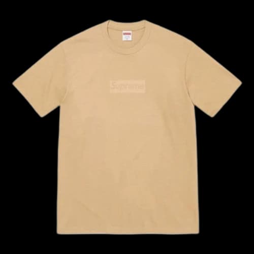 Supreme Tonal Box Logo T-Shirt 'Beige'
