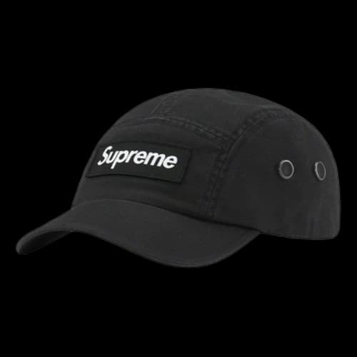 Supreme Military Camp Cap 'Black White'