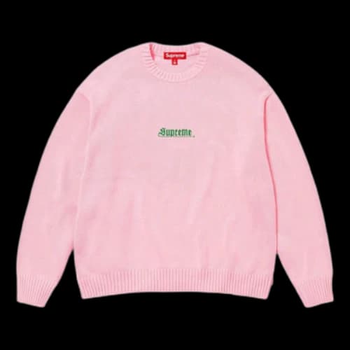 Supreme Old English Sweater 'Pink'