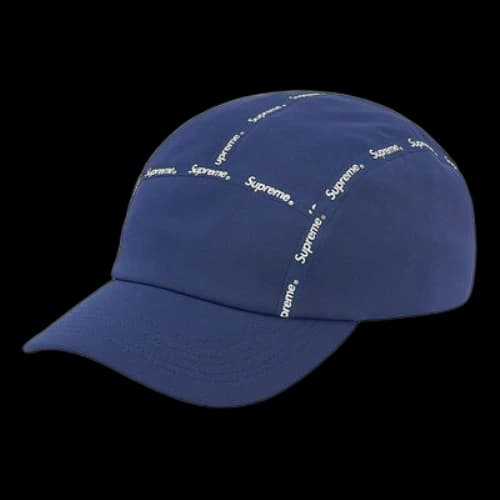 Supreme Taped Seam WINDSTOPPER Camp Cap 'Blue White'