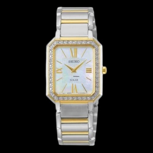 SEIKO Square Steel strip Minimalistic quartz Watch White