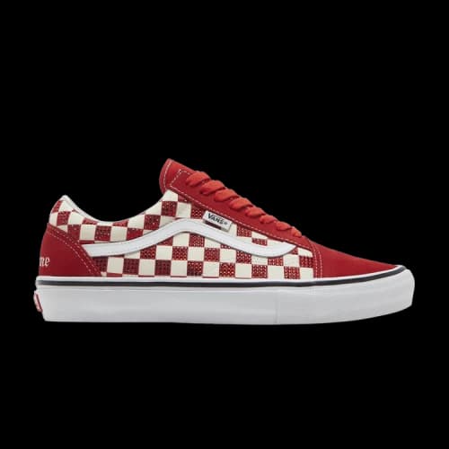 Vans Supreme x Swarovski x Skate Old Skool 'Red'