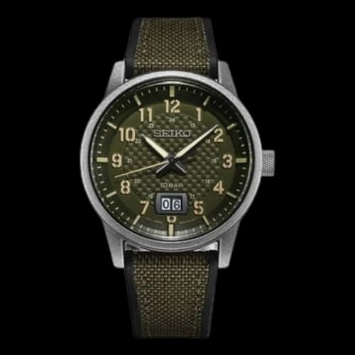 SEIKO City Sports waterproof Large Green