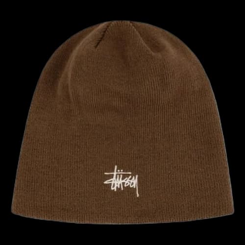 Stussy Basic Skullcap Beanie 'Brown'
